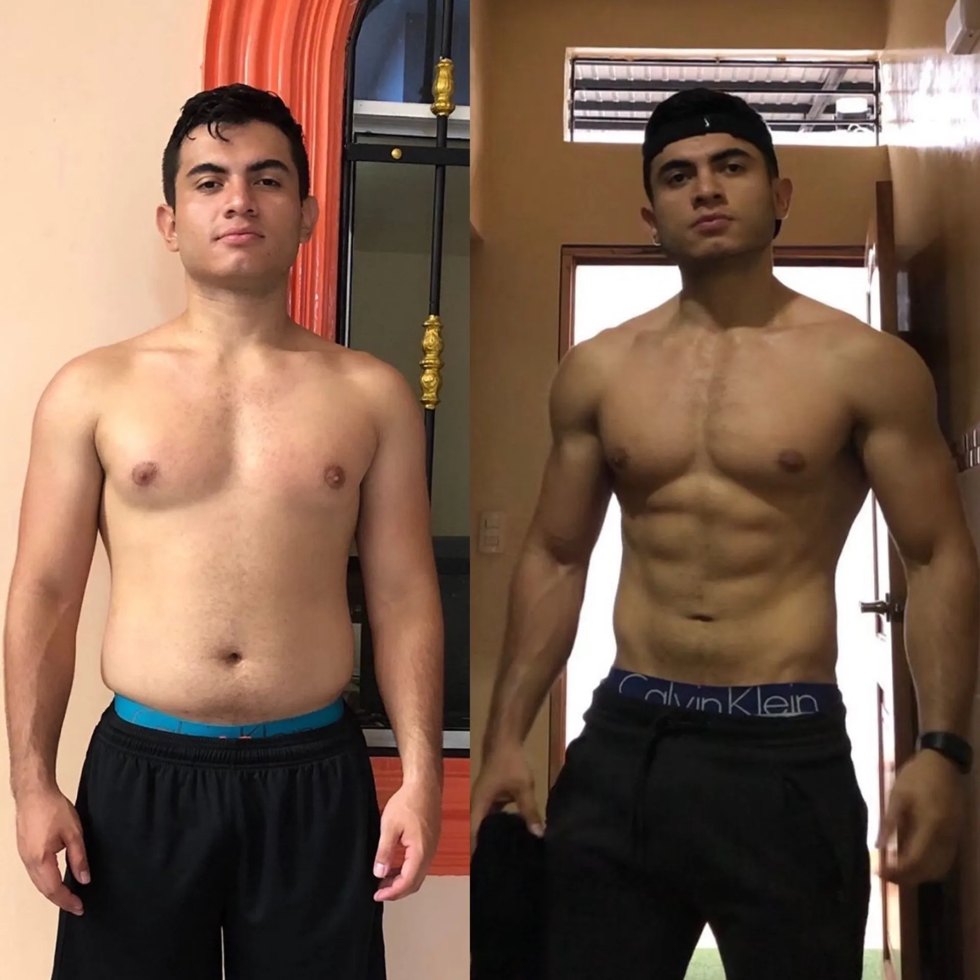 Transformación fitness - Antes y después